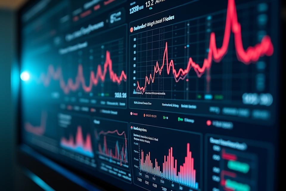 Digitāls vadības panelis ar datu vizualizāciju un drošības brīdinājumiem