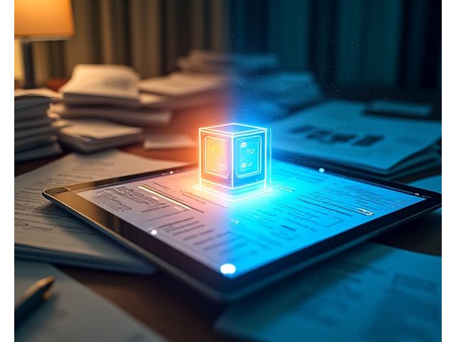 Digitalizācijas darbplūsmas vizualizācija ar pirms un pēc dokumentu piemēriem